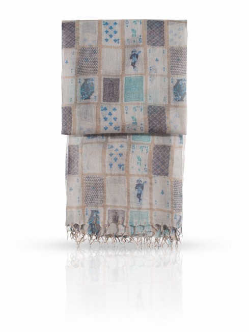 Палантин Женский W-CARDS/BLUE